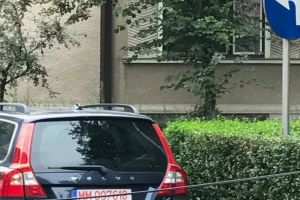 FOTO. Cablu electric căzut. Se aşteaptă intervenţia echipei Electrica sau o tragedie?