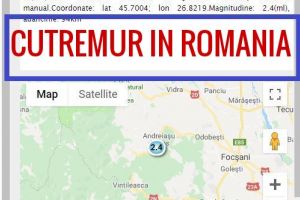A fost cutremur, in Romania, in aceasta noapte 
