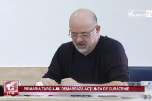 PRIMĂRIA TÂRGU-JIU DEMAREAZĂ ACȚIUNEA DE CURĂȚENIE