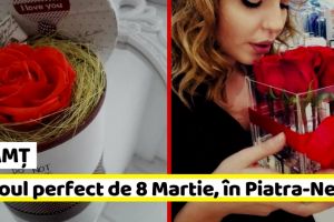 NEAMȚ: Cadoul perfect de 8 Martie, în Piatra-Neamţ – trandafiri criogenaţi