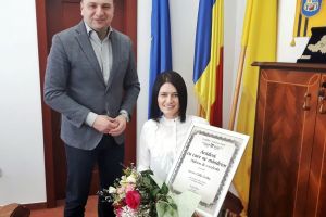 Lidia Leahu a primit diploma „Arădeni cu care ne mândrim”