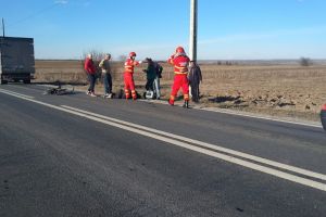 Tragedie in judetul Olt. Medicii nu au mai putut face nimic. Biciclist zdrobit de camion