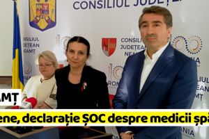 NEAMȚ: Ionel Arsene, declaraţie ȘOC despre medicii şpăgari