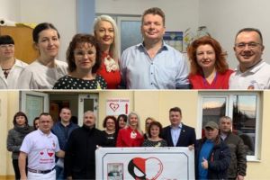FOTO: Primarul Dorin Nistor mulţumeşte donatorilor de sânge. Acţiunea de donare de sânge din 6 martie 2019, de la Spitalul Municipal Sebeş, a fost o reuşită