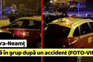 NEAMȚ: Accident în Piatra-Neamţ. Șoferul vinovat şi 4 pasageri din maşină au fugit (FOTO-VIDEO)