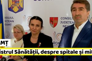 NEAMȚ: Ministrul Sănătăţii, despre spitale şi mita din spitale (VIDEO)