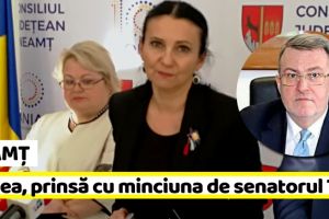 NEAMȚ: Sorina Pintea, ministrul Sănătăţii, prinsă cu minciuna de senatorul Eugen Țapu-Nazare