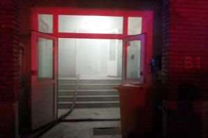 Incendiu puternic la un bloc in Timisoara. Mai multe persoane evacuate (galerie foto) 