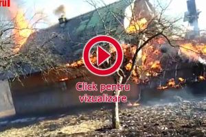 Gospodărie distrusă de flăcările pornite de la un vecin, care începuse curăţenia de ...