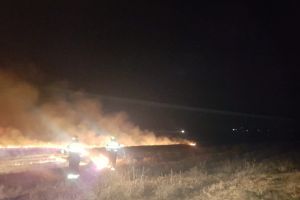 Incendii in judetul Tulcea. Pompierii se lupta cu flacarile