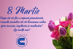 COMVEX: Viata sa va fie o vesnica primavara, iar razele sa va lumineze calea spre succes, impliniri si realizari! La multi ani! 