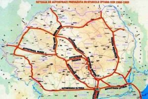 Câţi km de autostrăzi trebuiau construiţi până 1989. Planul exista de dinaintea celui de-Al Doilea Război Mondial