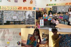 FOTO/ La Școala Gimnazială ”Singidava” Cugir: Sărbătoarea celor 100 de zile de şcoală ”Step by Step”