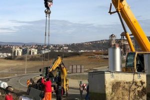 Reamplasare de containere în cartierul Belvedere