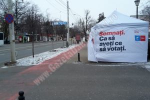 USR: Refuzul de aprobare a amplasării corturilor electorale este un abuz