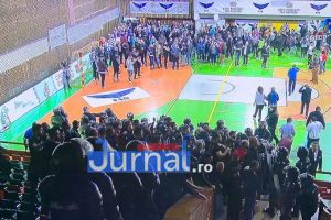 Ce spun jandarmii despre incidentele de la Sala Polivalentă din Focşani