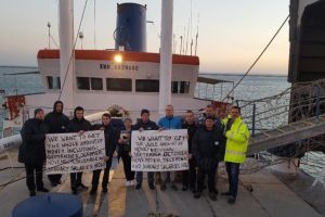 Inspectorul ITF Romania a cerut PSC Constanta retinerea unei nave pentru plata salariilor echipajului. Suma este uriasa
