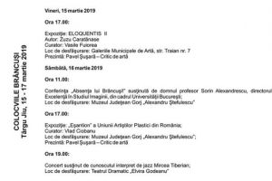 Debutează a doua parte a Colocviilor Brâncuşi!