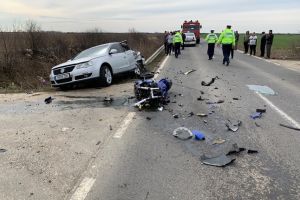 Motociclist mort în urma unui accident, pe drumul dintre Săcălaz şi Sânmihaiu Român