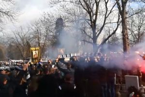 Imagini de la înmormântarea lui Radu Țenter - VIDEO