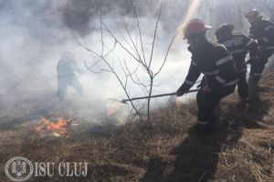 Peste 20 de incendii de vegetaţie la Cluj, într-o singură săptămână! Ce recomandă pompierii FOTO