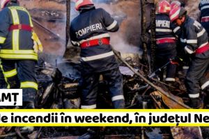 NEAMȚ: 28 de incendii în weekend, în judeţul Neamţ