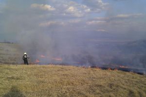 Pompierii fac apel către bihoreni: Nu mai daţi foc terenurilor!