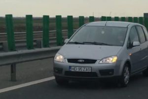 VIDEO – Șoferiţă pe contrasens pe autostradă – A rămas fără permis şi a luat şi amendă