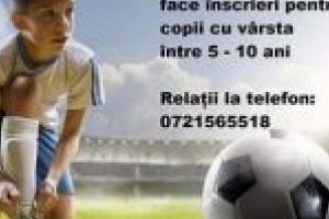 ACS SPERANȚA ”U” CRAIOVA face înscrieri pentru copii cu vârsta între 5-10 ani