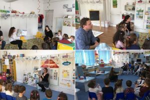 FOTO: Lecturi interactive la Grădiniţa cu Program Prelungit „Step by Step” nr. 12, cu Biblioteca Judeţeană „Lucian Blaga” Alba