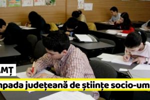 NEAMȚ: Olimpada judeţeană de ştiinţe socio-umane
