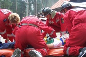 ACUM – Bărbat grav accidentat la un gater!