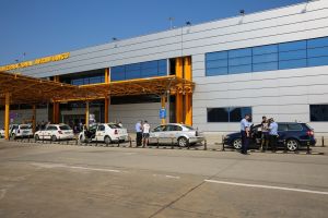 Lucrări de remediere la parcarea Aeroportului din Cluj