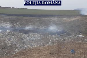 A DAT FOC mai multor terenuri din judeţ, iar FLĂCĂRILE s-au extins rapid! Făptuitorul a fost REȚINUT de poliţişti