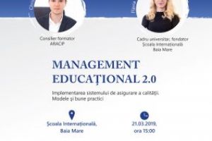 Management Educational 2.0: Curs de formare pentru directorii de scoli, secretarii sefi si responsabilii de comisii