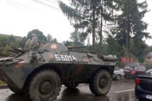 Blindate pe străzi din Oraşul Regal