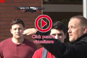 Demonstraţii de zbor cu drone inteligente, în campusul Universităţii „Ștefan cel Mare”