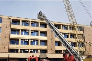 Incendiu la un hotel din Mamaia