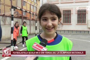 FOTBALISTELE ȘCOLII NR 8 DIN TÂRGU-JIU, LA OLIMPIADA NAȚIONALĂ