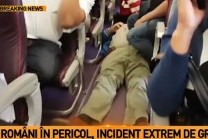 Un avion de pe ruta Bucuresti-Sicilia a intrat in picaj dupa ce a lovit o pasare. Mai multe persoane au avut nevoie de ingrijiri medicale