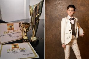 FOTO: La doar 10 ani, albaiulianul Paul Butuza este ”Best of the Best Kids Model of the Universe România 2019”. El va participa la etapa internaţională a concursului, la Milano