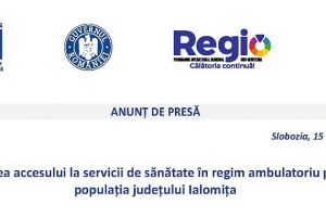 Asigurarea accesului la servicii de sănătate în regim ambulatoriu pentru populaţia judeţului Ialomiţa