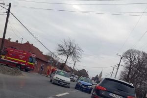 Trafic îngreunat pe DN 1, din cauza unui accident petrecut în Oşorhei