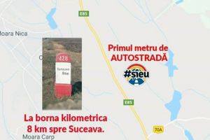 Un metru de autostradă şi „15 minute” au transformat Suceava în capitala României