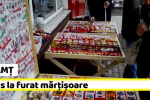 NEAMȚ: Prins la furat mărţişoare