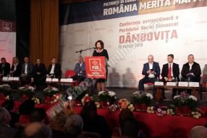 Rovana Plumb a fost aleasă preşedinte al PSD Dâmboviţa