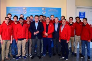 FOTO: Campioni ai statului Texas la polo pe apă, în vizită la Târgu-Mureş