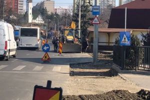 FOTO: Lucrări la trotuarele de pe strada Budiului