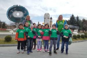 FOTO/ VIDEO: Fluturaşii de la Grădiniţa cu nr. 9 din Alba Iulia, “Micii ecologişti ai Cetăţii”