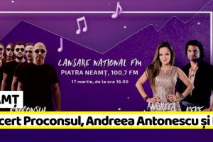 NEAMȚ: Concert Proconsul, Andreea Antonescu şi Pepe la Shopping City Piatra-Neamţ